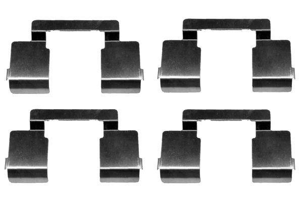 Priedų komplektas, diskinių stabdžių trinkelės BOSCH 1 987 474 401