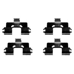 Priedų komplektas, diskinių stabdžių trinkelės BOSCH 1 987 474 422