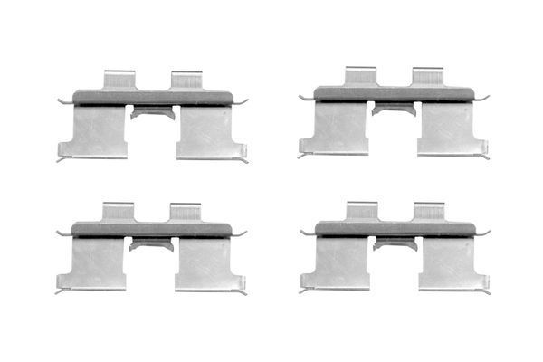 Priedų komplektas, diskinių stabdžių trinkelės BOSCH 1 987 474 423