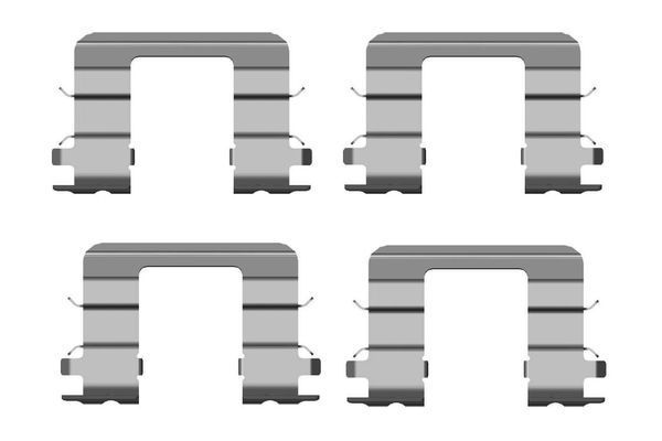 Priedų komplektas, diskinių stabdžių trinkelės BOSCH 1 987 474 441