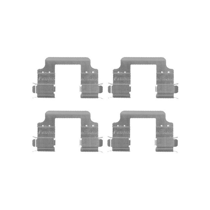 Priedų komplektas, diskinių stabdžių trinkelės BOSCH 1 987 474 456