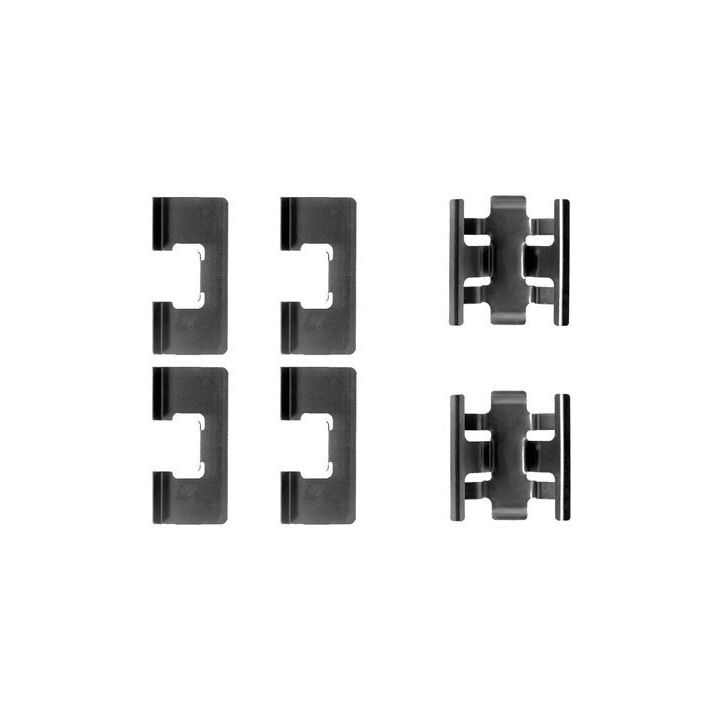 Priedų komplektas, diskinių stabdžių trinkelės BOSCH 1 987 474 608