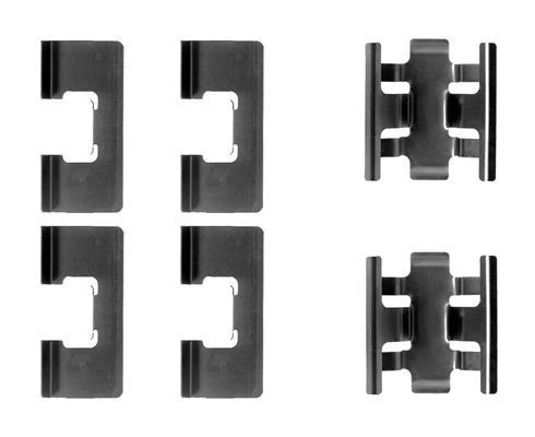 Priedų komplektas, diskinių stabdžių trinkelės BOSCH 1 987 474 608