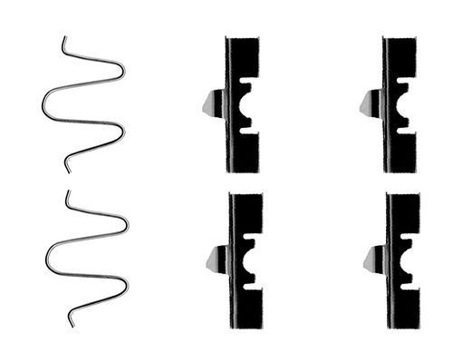 Priedų komplektas, diskinių stabdžių trinkelės BOSCH 1 987 474 613