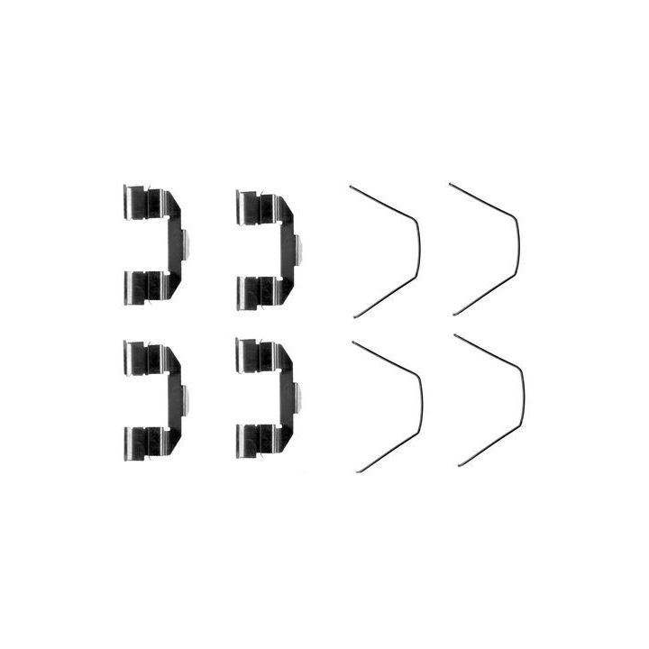 Priedų komplektas, diskinių stabdžių trinkelės BOSCH 1 987 474 647