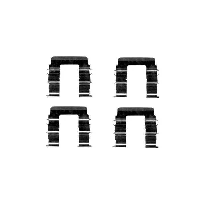 Priedų komplektas, diskinių stabdžių trinkelės BOSCH 1 987 474 650