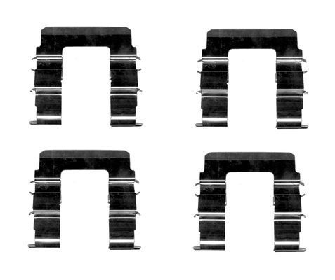 Priedų komplektas, diskinių stabdžių trinkelės BOSCH 1 987 474 650