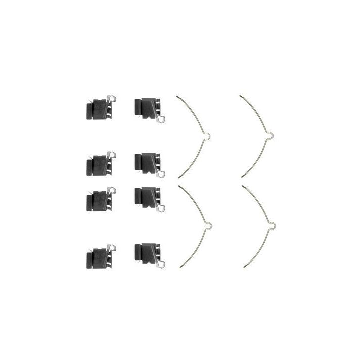 Priedų komplektas, diskinių stabdžių trinkelės BOSCH 1 987 474 653