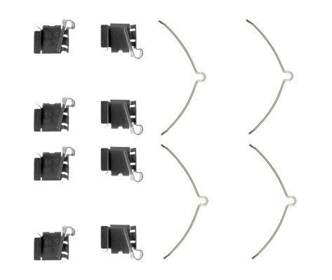 Priedų komplektas, diskinių stabdžių trinkelės BOSCH 1 987 474 653