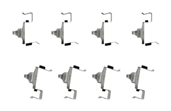 Priedų komplektas, diskinių stabdžių trinkelės BOSCH 1 987 474 695