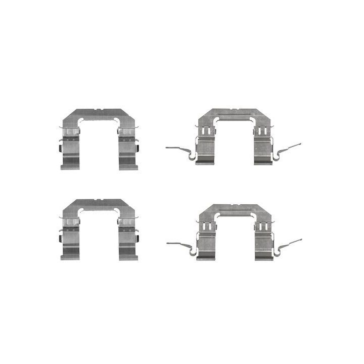 Priedų komplektas, diskinių stabdžių trinkelės BOSCH 1 987 474 708