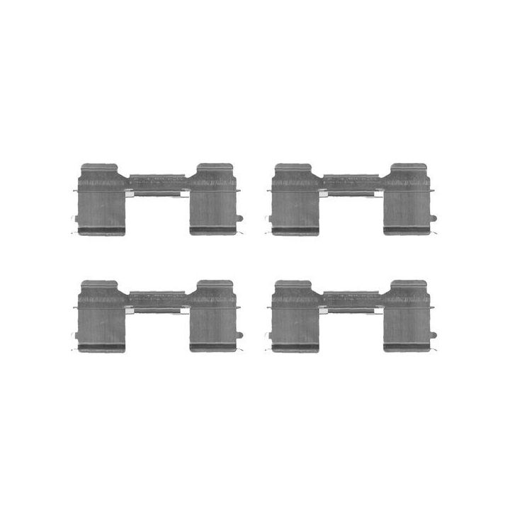 Priedų komplektas, diskinių stabdžių trinkelės BOSCH 1 987 474 710