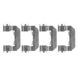 Priedų komplektas, diskinių stabdžių trinkelės BOSCH 1 987 474 757