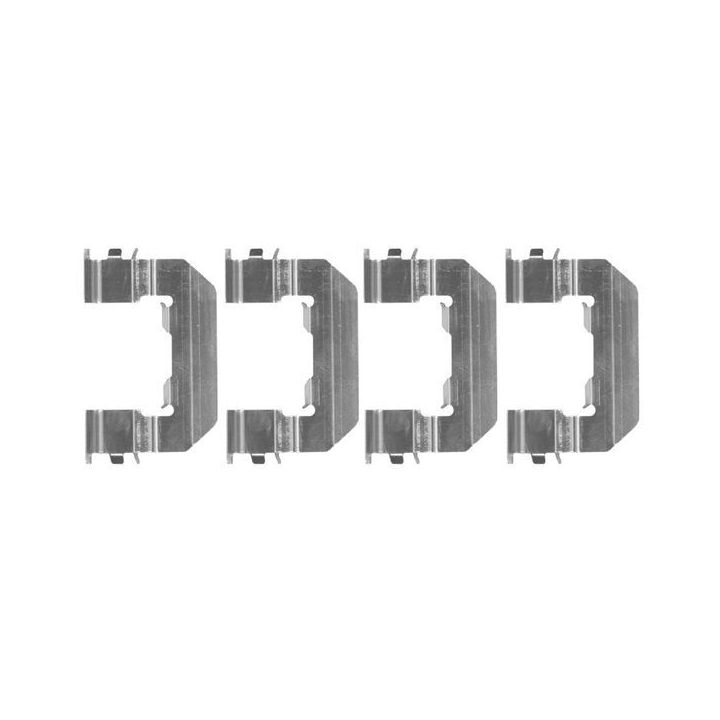 Priedų komplektas, diskinių stabdžių trinkelės BOSCH 1 987 474 757