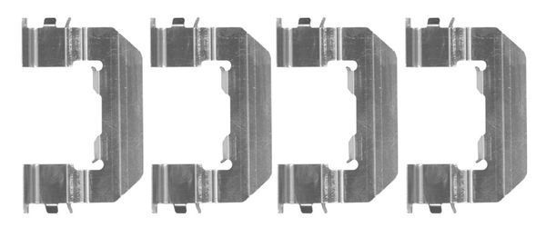 Priedų komplektas, diskinių stabdžių trinkelės BOSCH 1 987 474 757