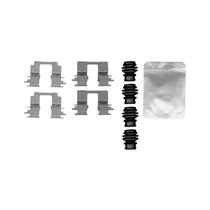 Priedų komplektas, diskinių stabdžių trinkelės BOSCH 1 987 474 766