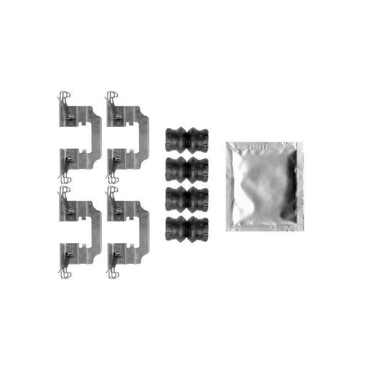 Priedų komplektas, diskinių stabdžių trinkelės BOSCH 1 987 474 768