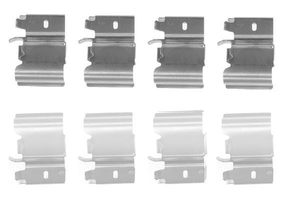 Priedų komplektas, diskinių stabdžių trinkelės BOSCH 1 987 474 770