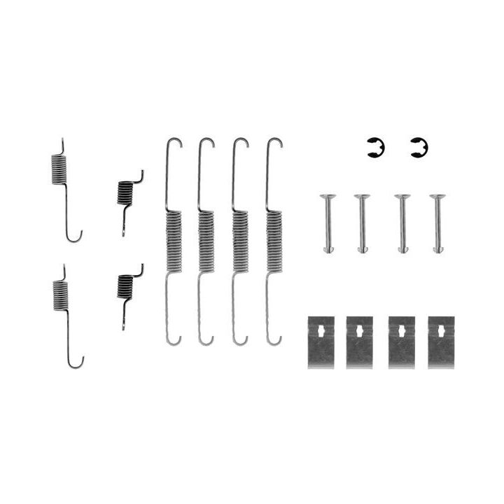 Priedų komplektas, stabdžių trinkelės BOSCH 1 987 475 094