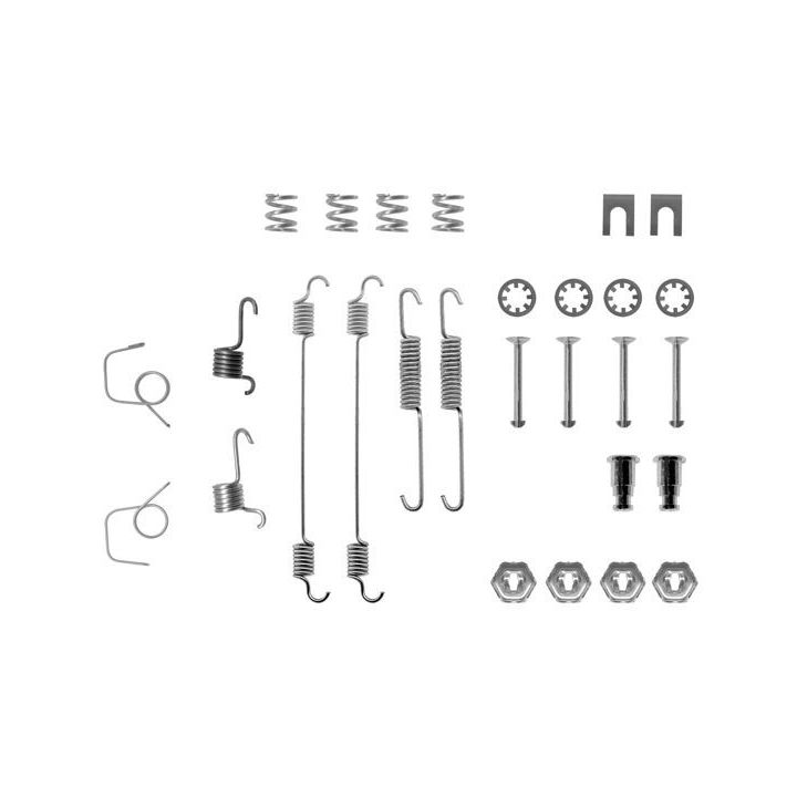 Priedų komplektas, stabdžių trinkelės BOSCH 1 987 475 100