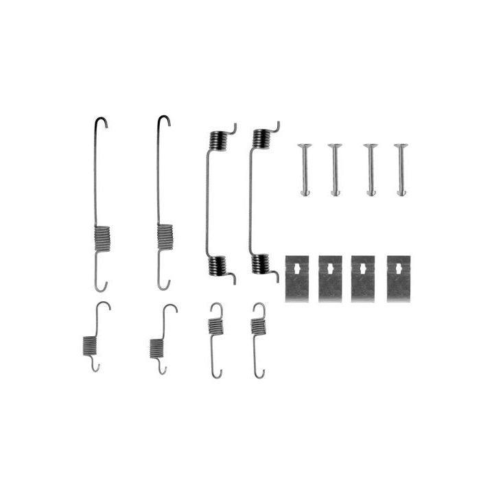 Priedų komplektas, stabdžių trinkelės BOSCH 1 987 475 142