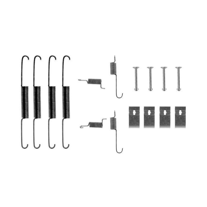 Priedų komplektas, stabdžių trinkelės BOSCH 1 987 475 168