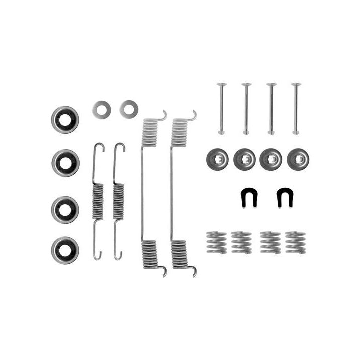 Priedų komplektas, stabdžių trinkelės BOSCH 1 987 475 184