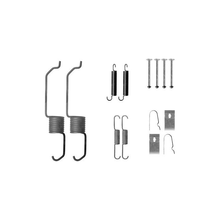 Priedų komplektas, stabdžių trinkelės BOSCH 1 987 475 277