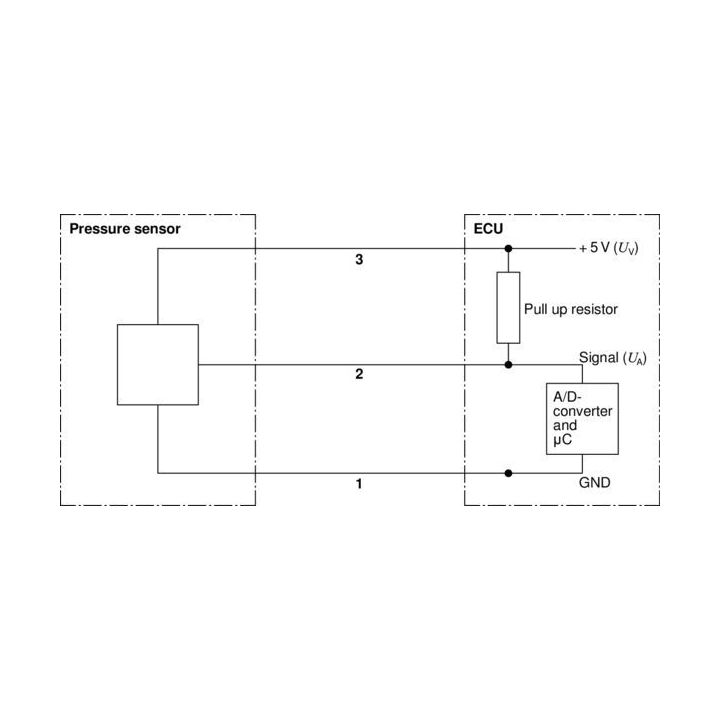 Jutiklis, degalų slėgis BOSCH 0 281 002 398