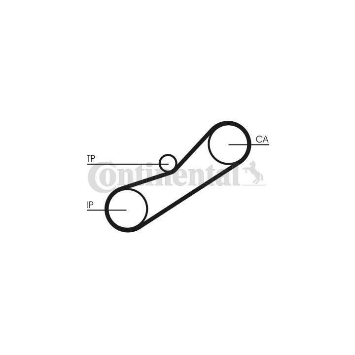 Paskirstymo diržas CONTINENTAL CTAM CT1042