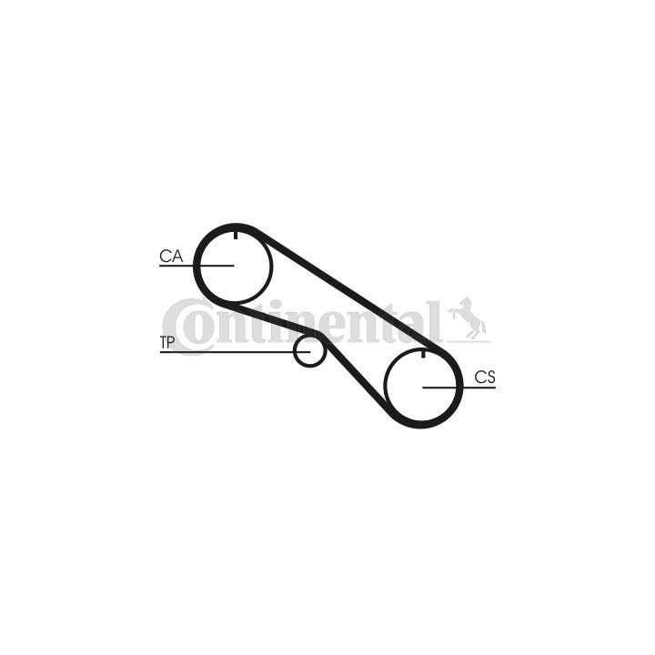 Paskirstymo diržas CONTINENTAL CTAM CT1082