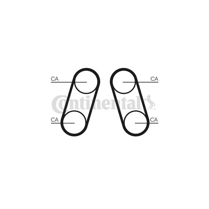 Paskirstymo diržas CONTINENTAL CTAM CT1097