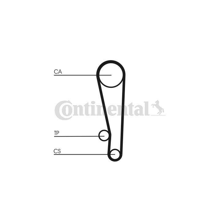 Paskirstymo diržo komplektas CONTINENTAL CTAM CT1013K2