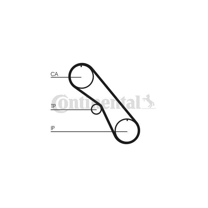 Paskirstymo diržo komplektas CONTINENTAL CTAM CT861K1
