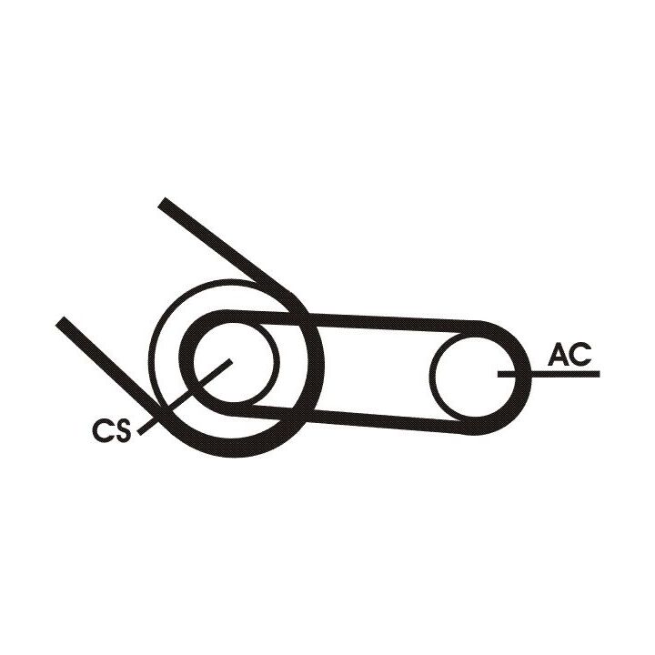 V formos rumbuotas diržas, komplektas CONTINENTAL CTAM 4PK916 ELAST T1