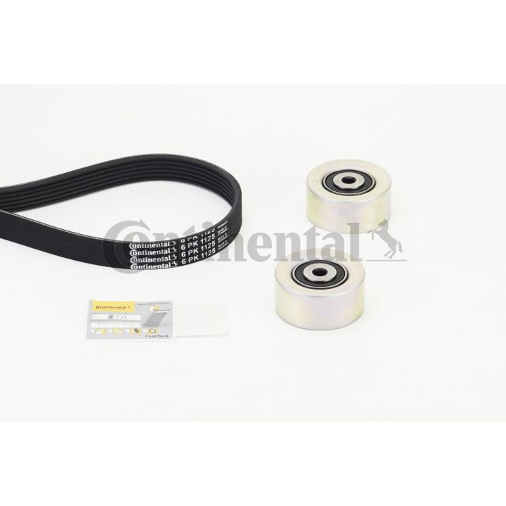 V formos rumbuotas diržas, komplektas CONTINENTAL CTAM 6PK1125K1
