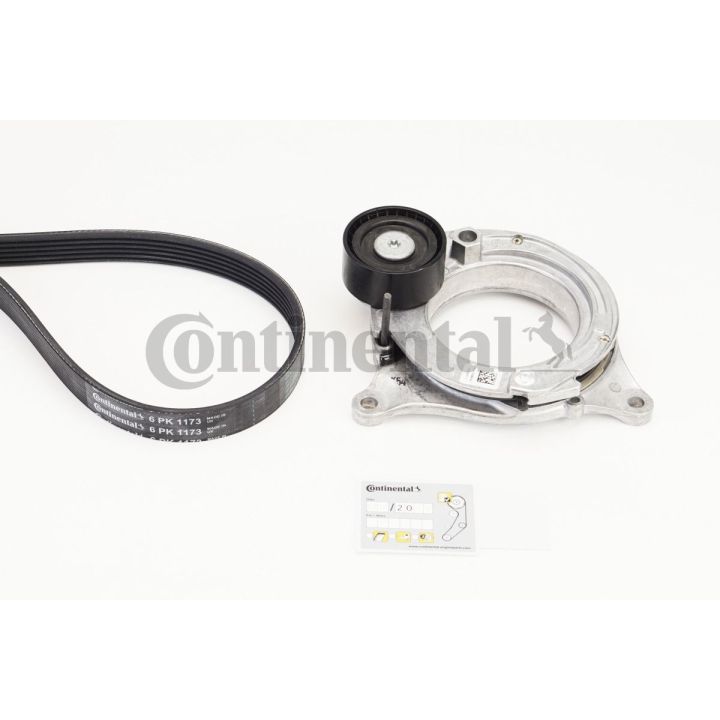 V formos rumbuotas diržas, komplektas CONTINENTAL CTAM 6PK1173K1