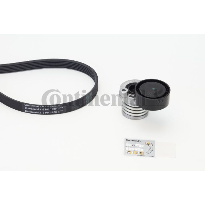 V formos rumbuotas diržas, komplektas CONTINENTAL CTAM 6PK1200K3