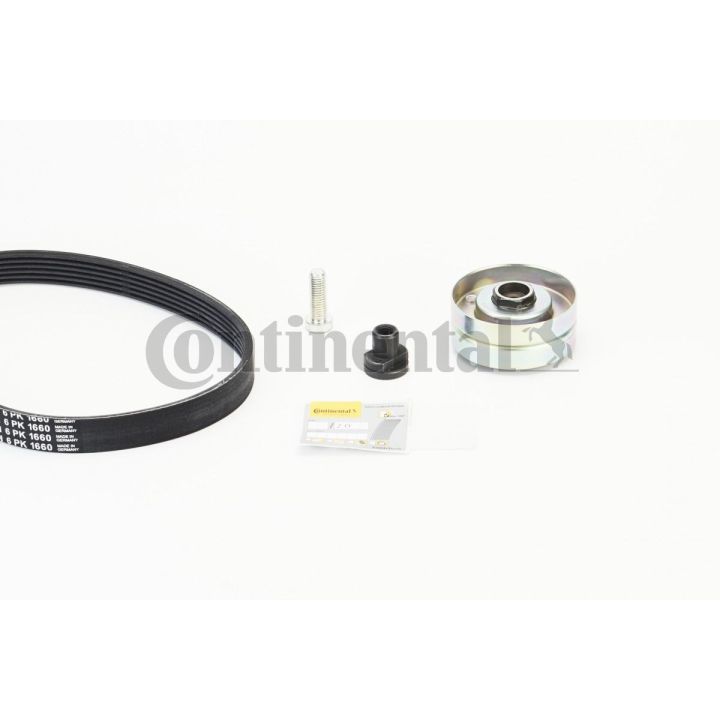 V formos rumbuotas diržas, komplektas CONTINENTAL CTAM 6PK1660K3