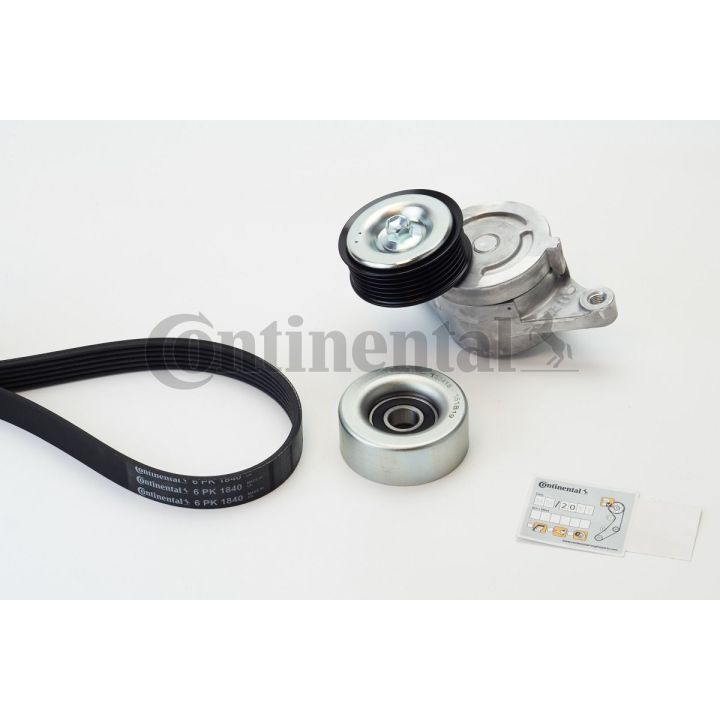 V formos rumbuotas diržas, komplektas CONTINENTAL CTAM 6PK1840K1