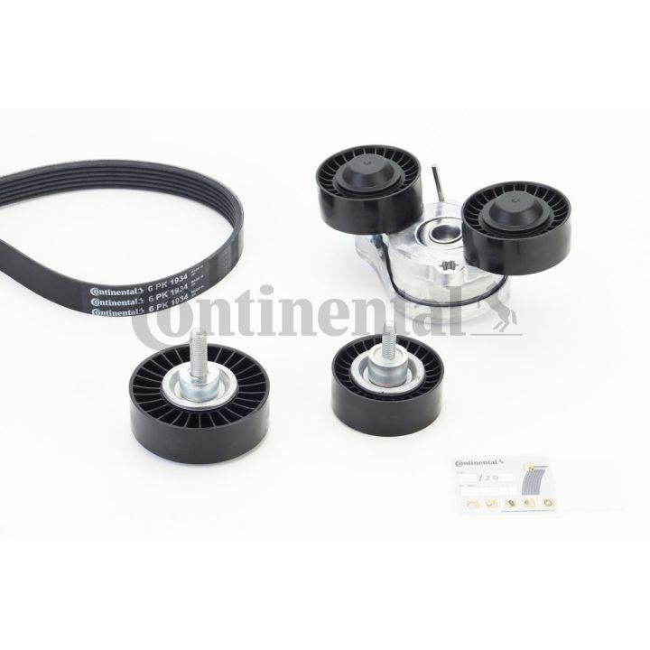 V formos rumbuotas diržas, komplektas CONTINENTAL CTAM 6PK1934K1