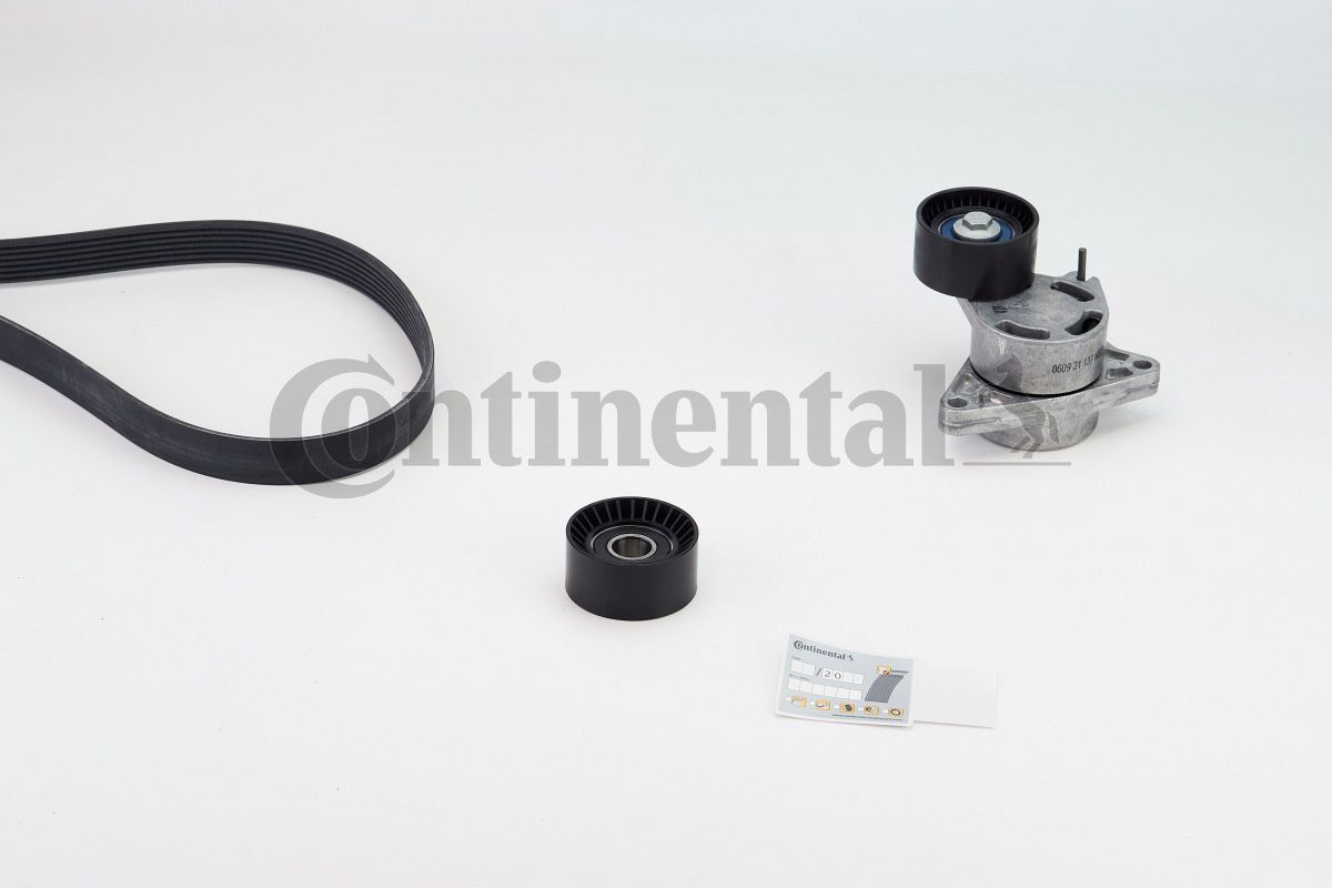 V formos rumbuotas diržas, komplektas CONTINENTAL CTAM 7PK1795K1