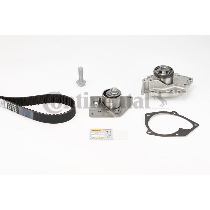 Vandens siurblio ir paskirstymo diržo komplektas CONTINENTAL CTAM CT1025WP2