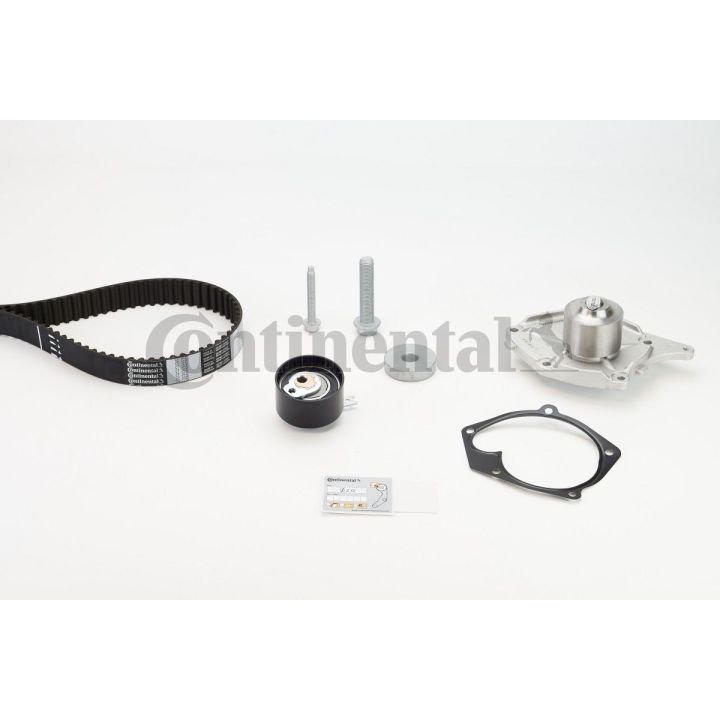 Vandens siurblio ir paskirstymo diržo komplektas CONTINENTAL CTAM CT1035WP3