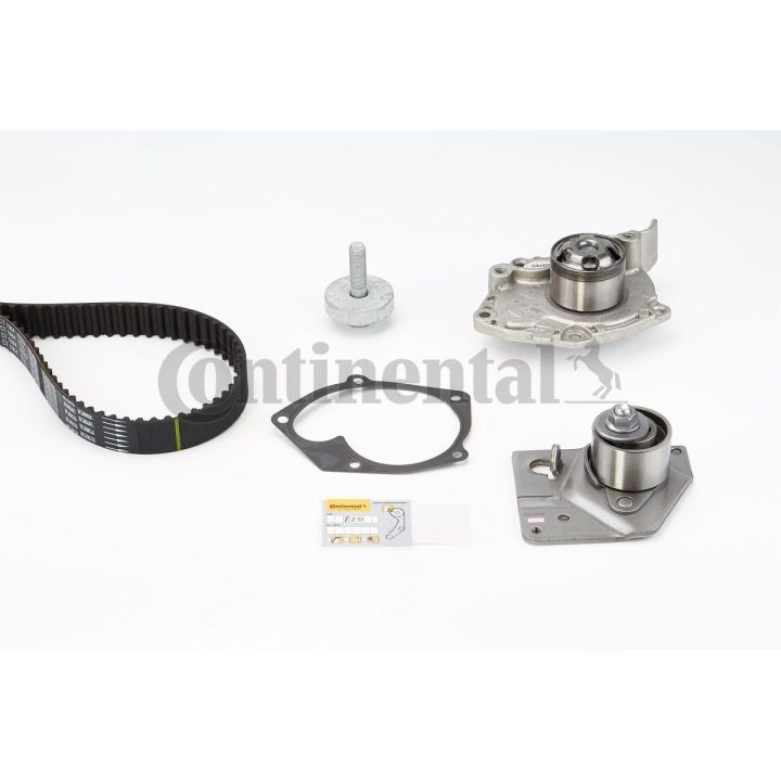 Vandens siurblio ir paskirstymo diržo komplektas CONTINENTAL CTAM CT1064WP2