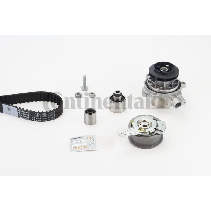 Vandens siurblio ir paskirstymo diržo komplektas CONTINENTAL CTAM CT1168WP6
