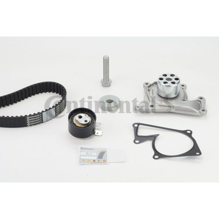 Vandens siurblio ir paskirstymo diržo komplektas CONTINENTAL CTAM CT1184WP2