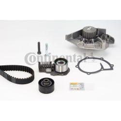 Vandens siurblio ir paskirstymo diržo komplektas CONTINENTAL CTAM CT772WP1
