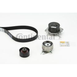 Vandens siurblio ir paskirstymo diržo komplektas CONTINENTAL CTAM CT877WP2