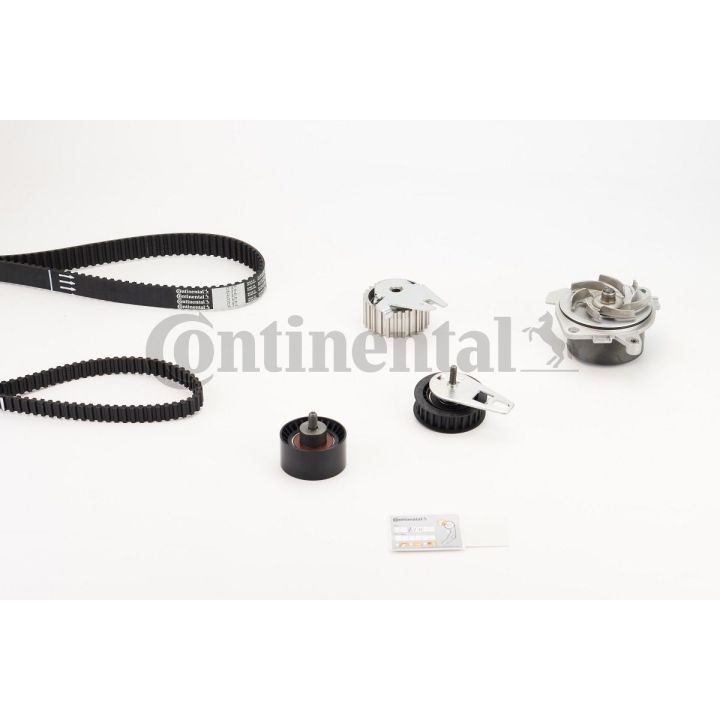 Vandens siurblio ir paskirstymo diržo komplektas CONTINENTAL CTAM CT877WP3PRO